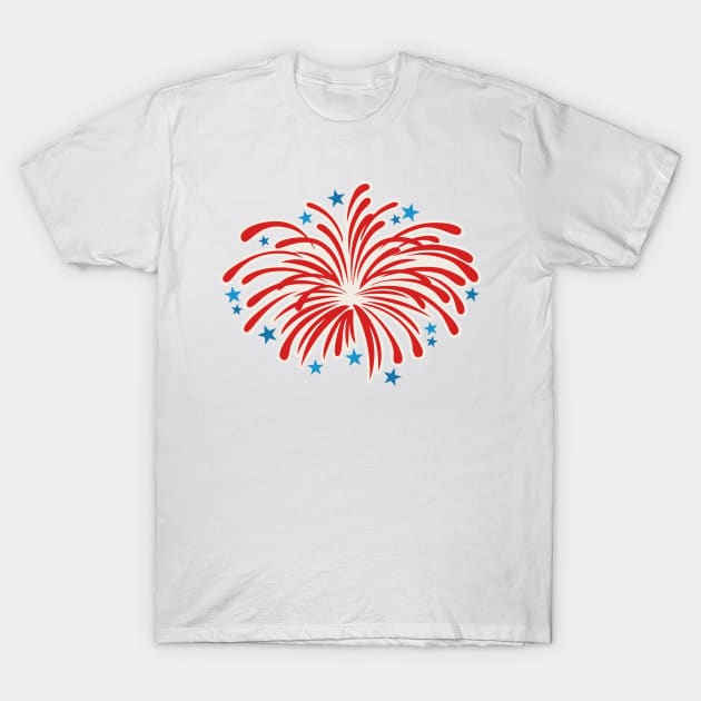 Fireworks !!! T-Shirt by Hamady6060